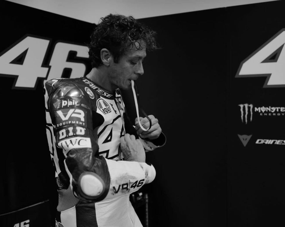 Valentino Rossi attended Luca Marini’s wedding photos then got back on a bike